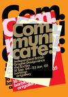 North Design Archive Barbican Communicate Poster